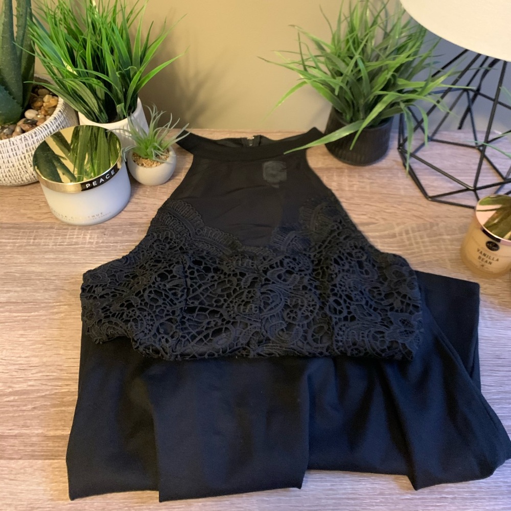 NWOT Black Lace Dress